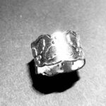 R009 ring zilver met hulstmotief